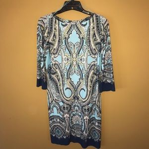 3/4 length sleeve washable dress